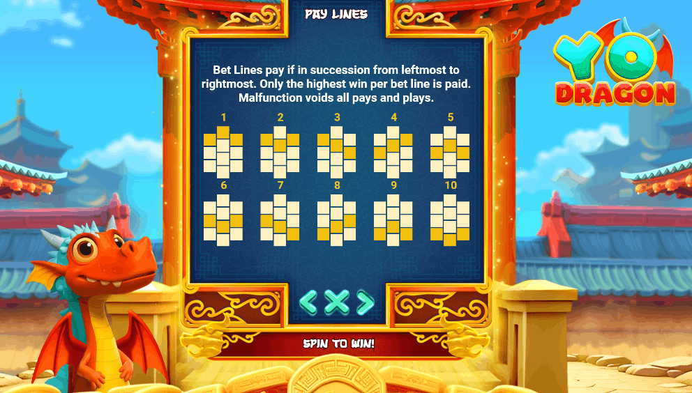 Yo Dragon – slot da PopOK Gaming com grade 3-4-3
